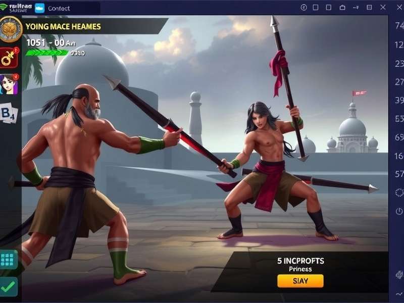 Indian Mace Saga Gameplay Screenshot Indian Mace Saga Combat Mechanics